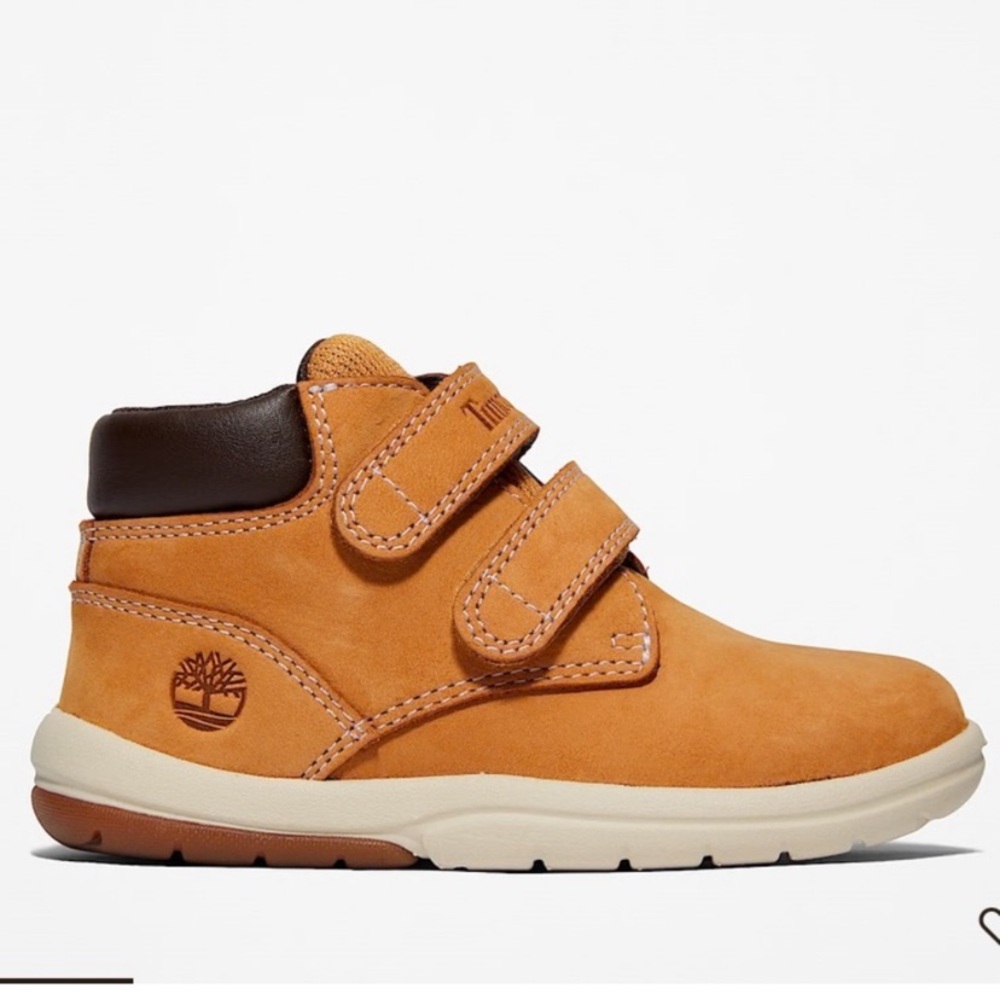 Timberland Toddler Toddle Tracks Hook-and-Loop Boot Wheat Nubuck size 9.5 - Picture 3 of 10